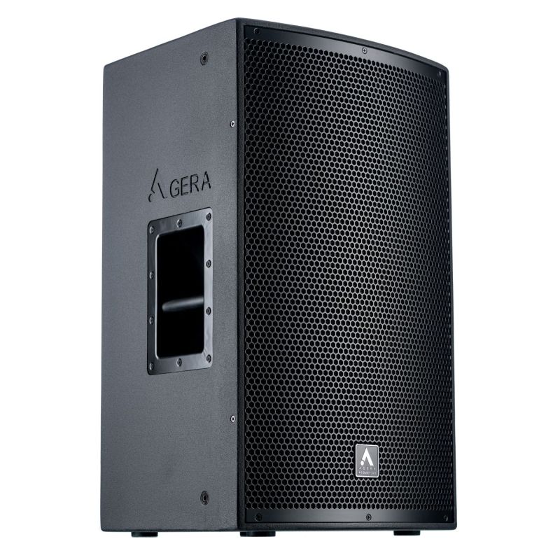 Agera swc15a active 15" 2-way wooden cabinet loudspeaker with built-in dsp